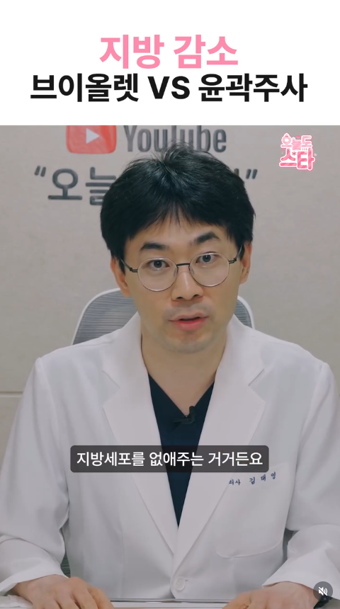 #브이올렛 vs #윤곽주사 뭐가 다를까?????